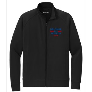 Delonge Hoppus 2024 For President Funny Voting Election 2024 Usa Stretch Full-Zip Cadet Jacket