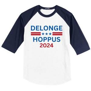 Delonge Hoppus 2024 For President Funny Voting Election 2024 Usa Baseball Sleeve Shirt