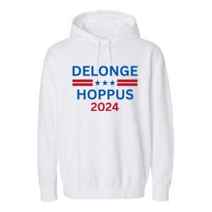 Delonge Hoppus 2024 For President Funny Voting Election 2024 Usa Garment-Dyed Fleece Hoodie