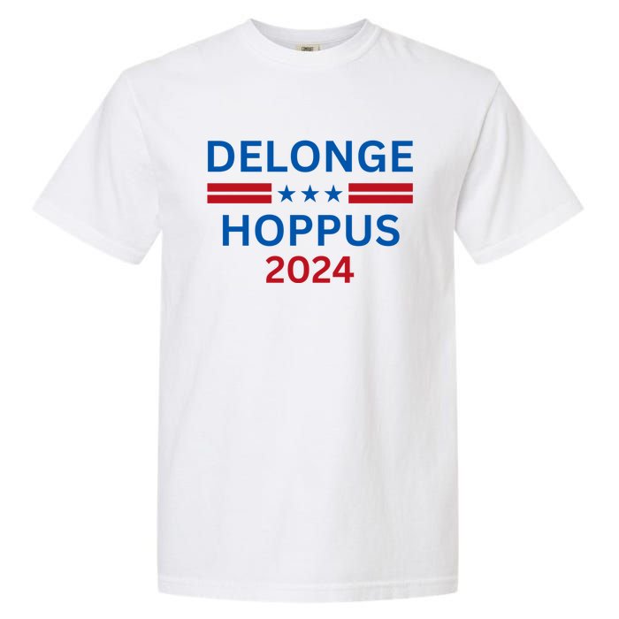 Delonge Hoppus 2024 For President Funny Voting Election 2024 Usa Garment-Dyed Heavyweight T-Shirt