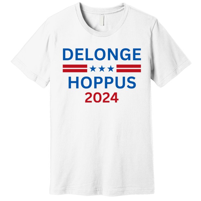 Delonge Hoppus 2024 For President Funny Voting Election 2024 Usa Premium T-Shirt