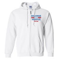 Delonge Hoppus 2024 For President Funny Voting Election 2024 Usa Full Zip Hoodie