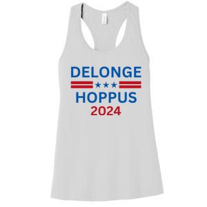 Delonge Hoppus 2024 For President Funny Voting Election 2024 Usa Women's Racerback Tank