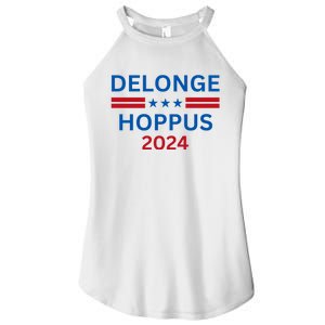 Delonge Hoppus 2024 For President Funny Voting Election 2024 Usa Women's Perfect Tri Rocker Tank