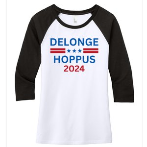 Delonge Hoppus 2024 For President Funny Voting Election 2024 Usa Women's Tri-Blend 3/4-Sleeve Raglan Shirt