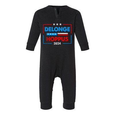 Delonge Hoppus 2024 For President Funny Voting Election 2024 Usa Infant Fleece One Piece