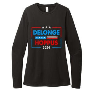 Delonge Hoppus 2024 For President Funny Voting Election 2024 Usa Womens CVC Long Sleeve Shirt