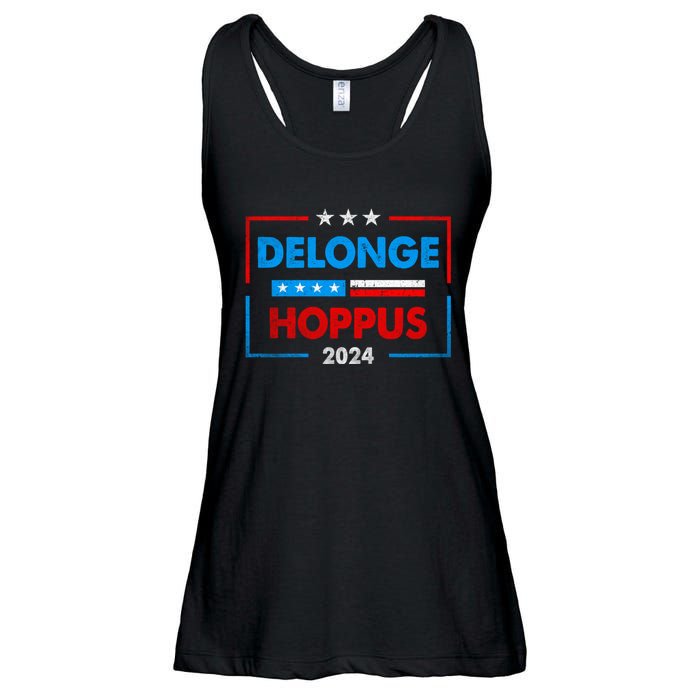 Delonge Hoppus 2024 For President Funny Voting Election 2024 Usa Ladies Essential Flowy Tank