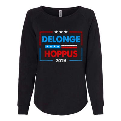 Delonge Hoppus 2024 For President Funny Voting Election 2024 Usa Womens California Wash Sweatshirt