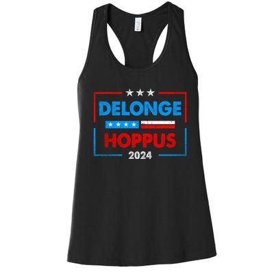 Delonge Hoppus 2024 For President Funny Voting Election 2024 Usa Women's Racerback Tank