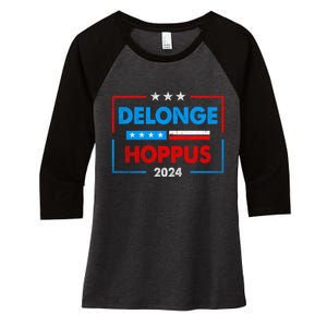 Delonge Hoppus 2024 For President Funny Voting Election 2024 Usa Women's Tri-Blend 3/4-Sleeve Raglan Shirt