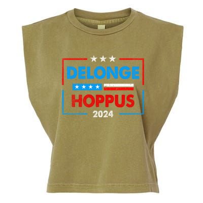 Delonge Hoppus 2024 For President Funny Voting Election 2024 Usa Garment-Dyed Women's Muscle Tee