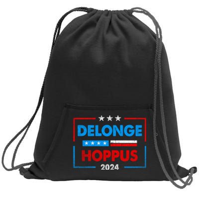 Delonge Hoppus 2024 For President Funny Voting Election 2024 Usa Sweatshirt Cinch Pack Bag