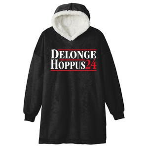 Delonge Hoppus 2024 For President Funny Voting Election 2024 Usa Hooded Wearable Blanket