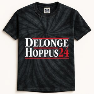 Delonge Hoppus 2024 For President Funny Voting Election 2024 Usa Kids Tie-Dye T-Shirt