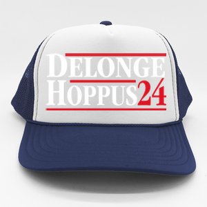 Delonge Hoppus 2024 For President Funny Voting Election 2024 Usa Trucker Hat