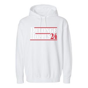 Delonge Hoppus 2024 For President Funny Voting Election 2024 Usa Garment-Dyed Fleece Hoodie