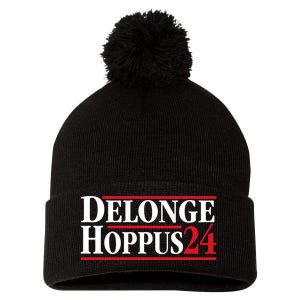 Delonge Hoppus 2024 For President Funny Voting Election 2024 Usa Pom Pom 12in Knit Beanie