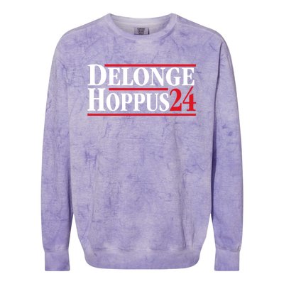 Delonge Hoppus 2024 For President Funny Voting Election 2024 Usa Colorblast Crewneck Sweatshirt