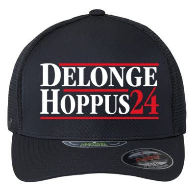 Delonge Hoppus 2024 For President Funny Voting Election 2024 Usa Flexfit Unipanel Trucker Cap