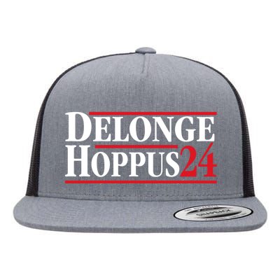 Delonge Hoppus 2024 For President Funny Voting Election 2024 Usa Flat Bill Trucker Hat