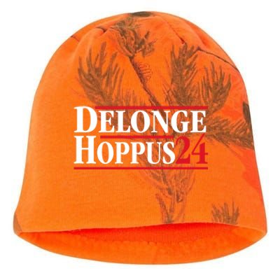 Delonge Hoppus 2024 For President Funny Voting Election 2024 Usa Kati - Camo Knit Beanie