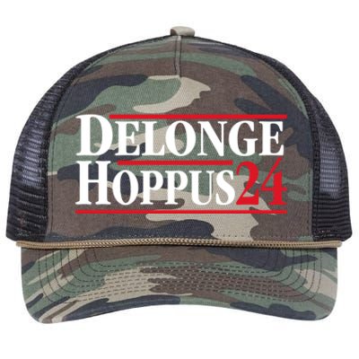 Delonge Hoppus 2024 For President Funny Voting Election 2024 Usa Retro Rope Trucker Hat Cap