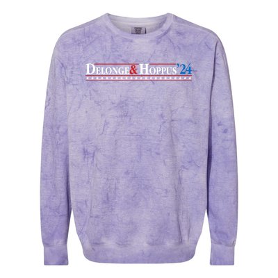 Delonge Hoppus 2024 For President Funny Voting Election 2024 Usa Colorblast Crewneck Sweatshirt