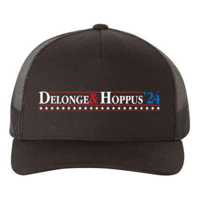 Delonge Hoppus 2024 For President Funny Voting Election 2024 Usa Yupoong Adult 5-Panel Trucker Hat