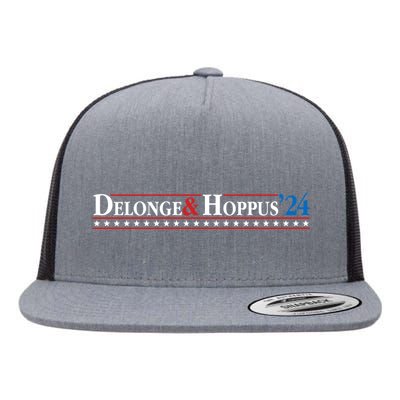 Delonge Hoppus 2024 For President Funny Voting Election 2024 Usa Flat Bill Trucker Hat