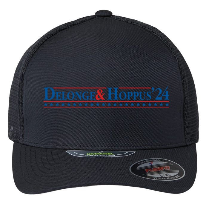 Delonge Hoppus 2024 For President Funny Voting Election 2024 Usa Flexfit Unipanel Trucker Cap