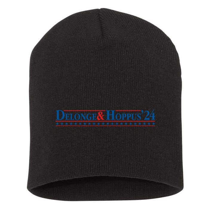 Delonge Hoppus 2024 For President Funny Voting Election 2024 Usa Short Acrylic Beanie