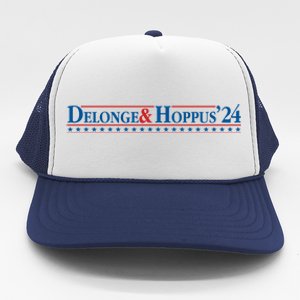 Delonge Hoppus 2024 For President Funny Voting Election 2024 Usa Trucker Hat