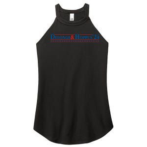 Delonge Hoppus 2024 For President Funny Voting Election 2024 Usa Women's Perfect Tri Rocker Tank