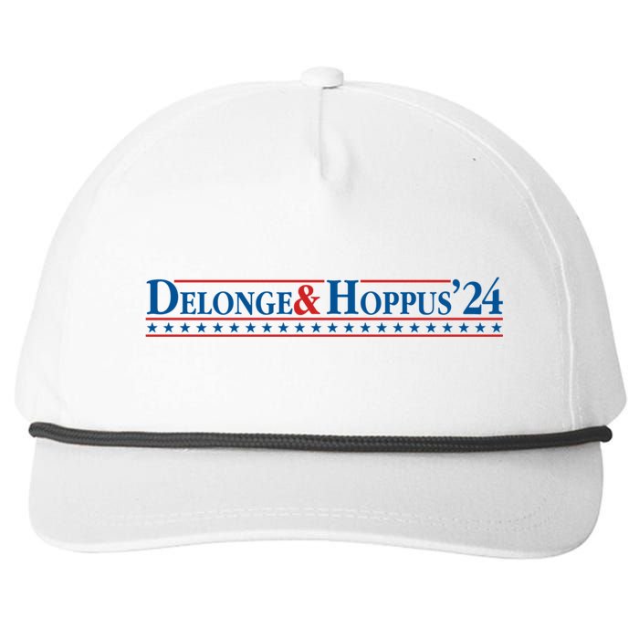 Delonge Hoppus 2024 For President Funny Voting Election 2024 Usa Snapback Five-Panel Rope Hat