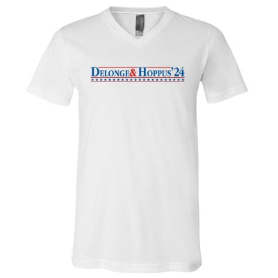 Delonge Hoppus 2024 For President Funny Voting Election 2024 Usa V-Neck T-Shirt