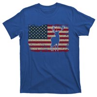 Deer Hunting American Flag Usa Proud Hunter Gift Idea Gift T-Shirt