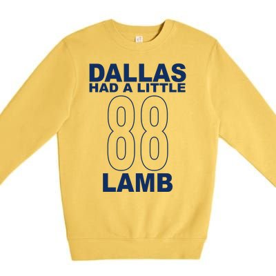 Dallas Had A Little 88 Lamb Football Premium Crewneck Sweatshirt