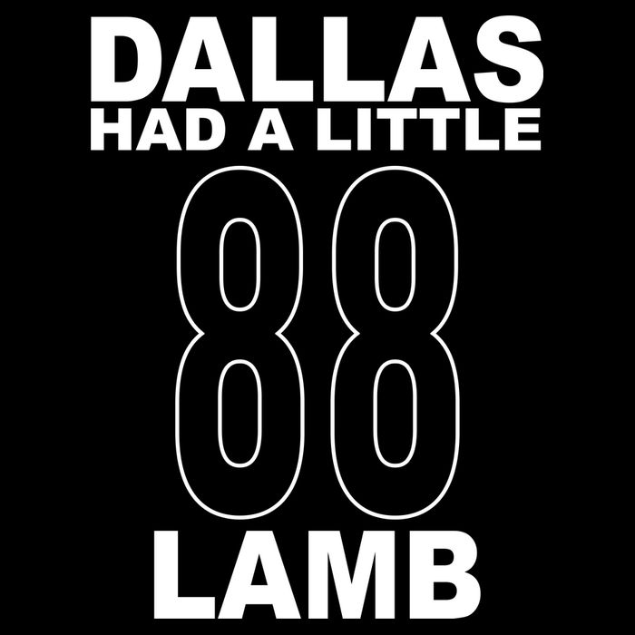 Dallas Had A Little 88 Lamb Football Backpack