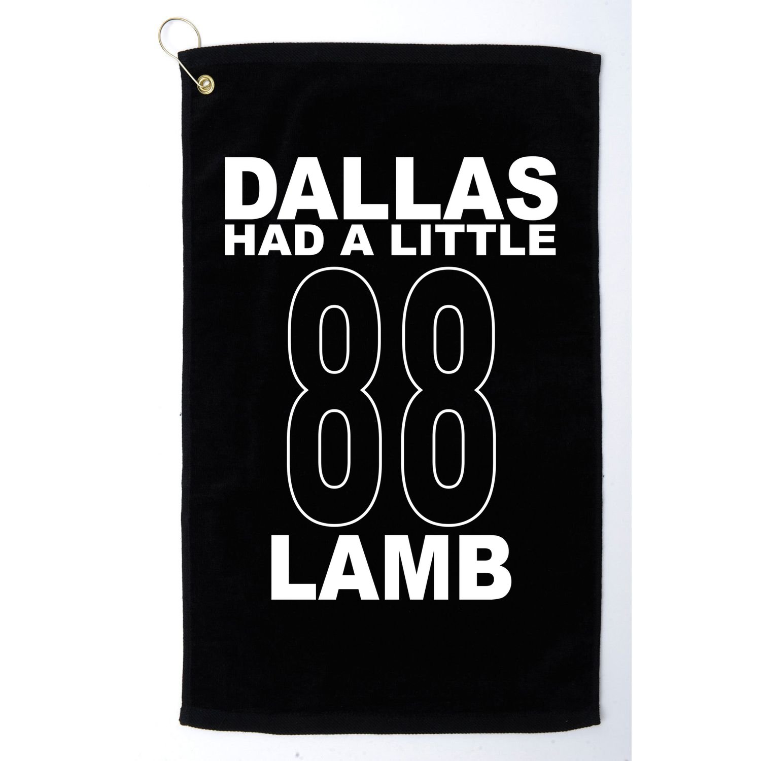 Dallas Had A Little 88 Lamb Football Golf Towel