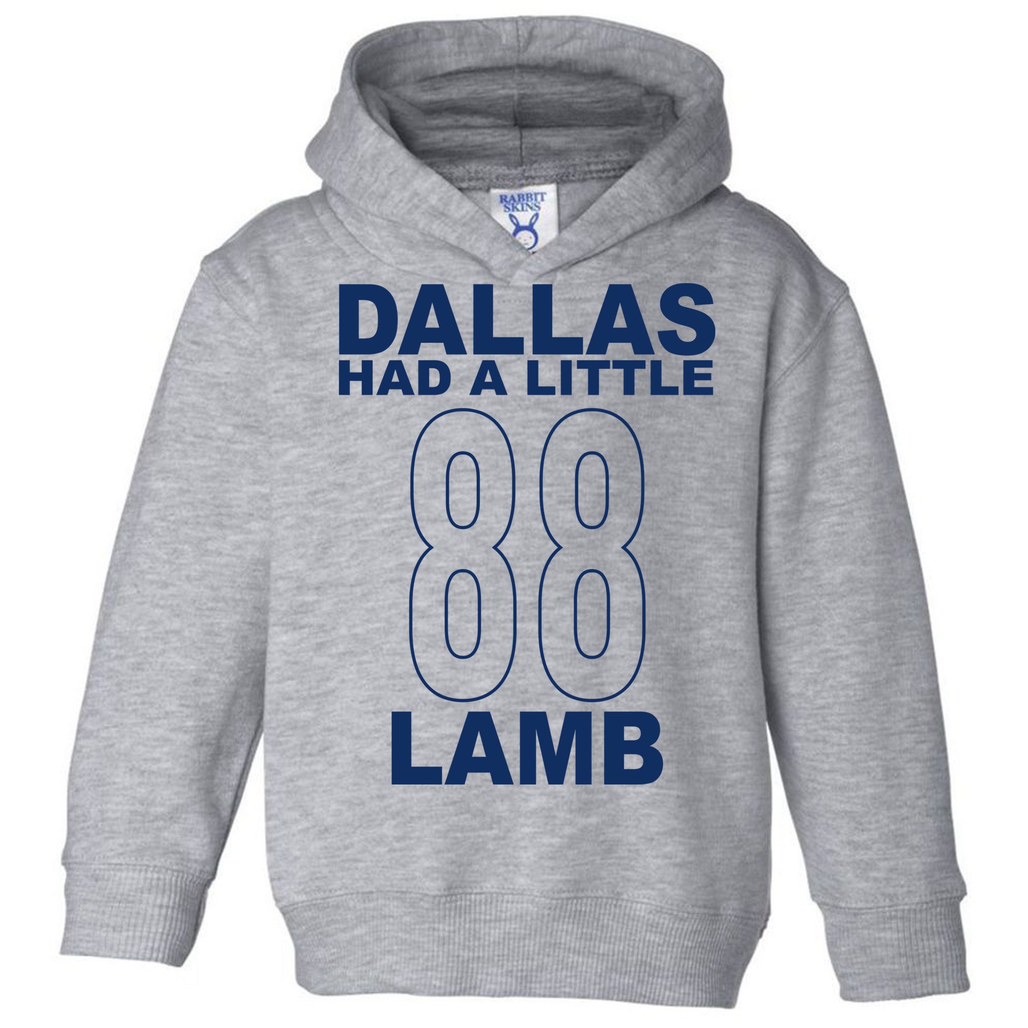 Dallas Had A Little 88 Lamb Football Toddler Hoodie