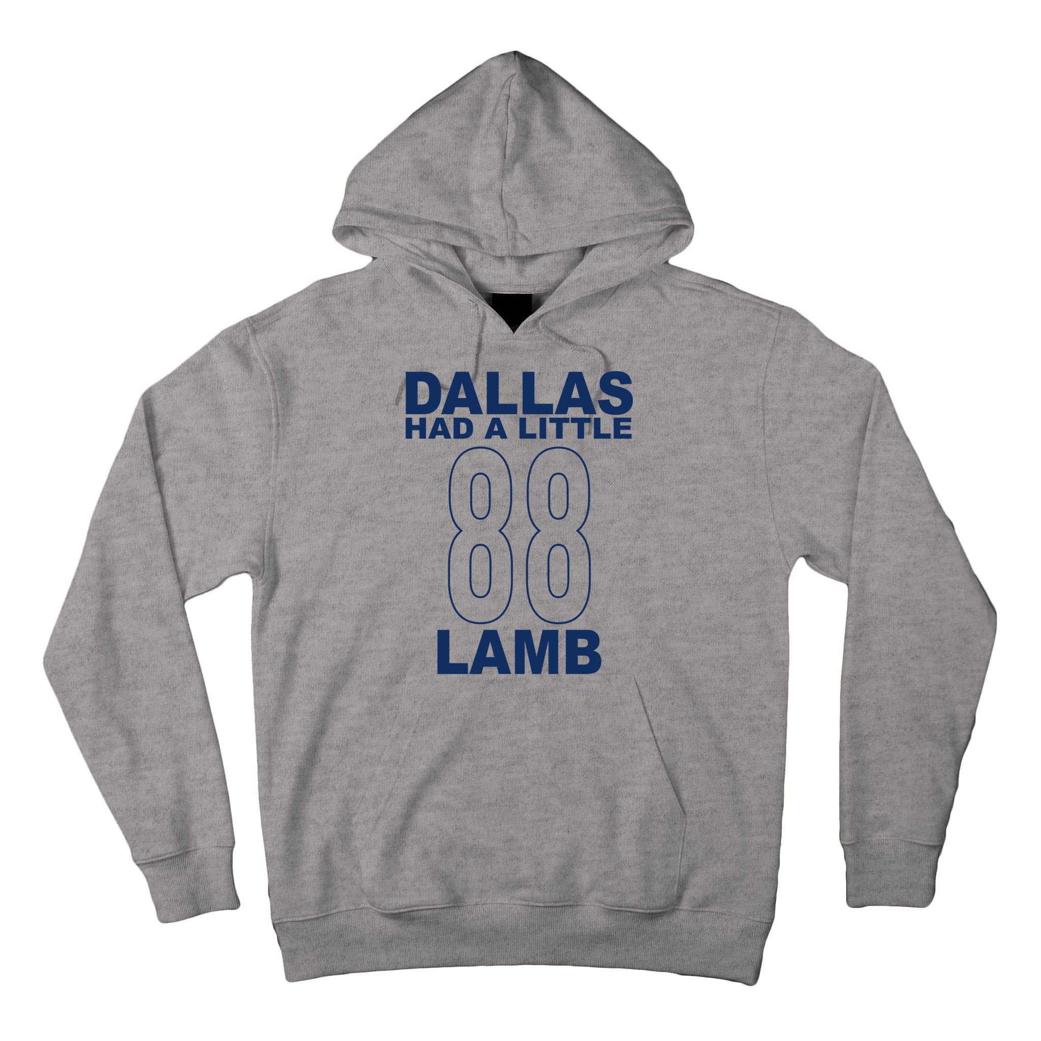Dallas Had A Little 88 Lamb Football Tall Hoodie