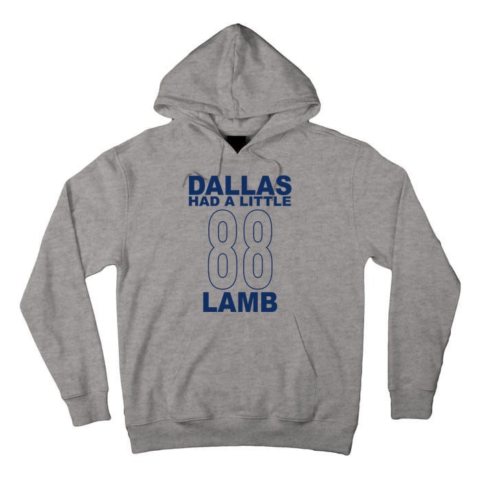 Dallas Had A Little 88 Lamb Football Tall Hoodie