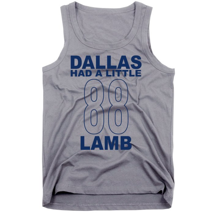 Dallas Had A Little 88 Lamb Football Tank Top