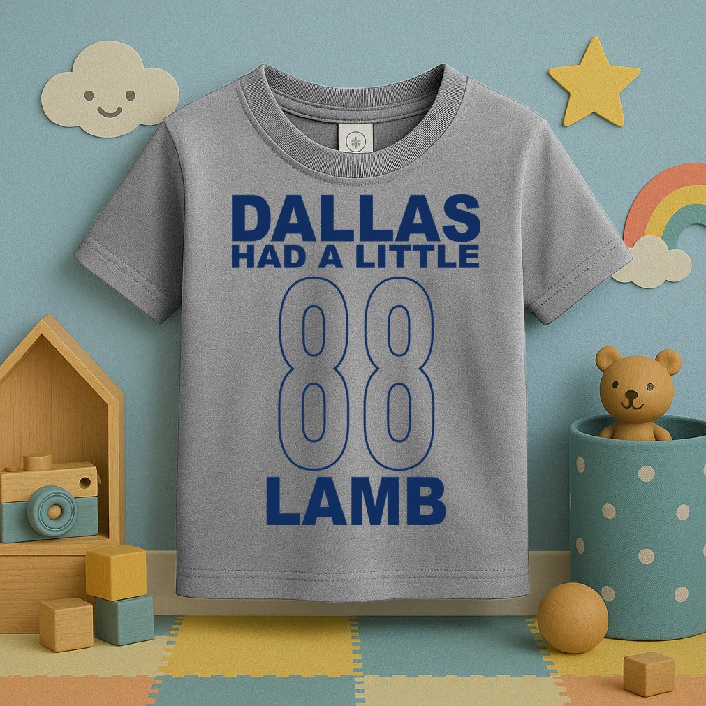 Dallas Had A Little 88 Lamb Football Toddler T-Shirt