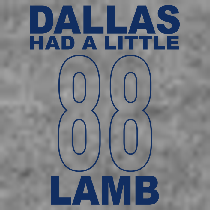 Dallas Had A Little 88 Lamb Football Wool Snapback Cap