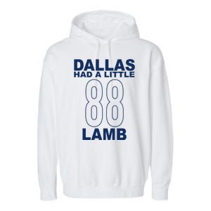 Dallas Had A Little 88 Lamb Football Garment-Dyed Fleece Hoodie