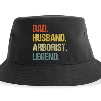 Dad Husband Arborist Legend Sustainable Bucket Hat