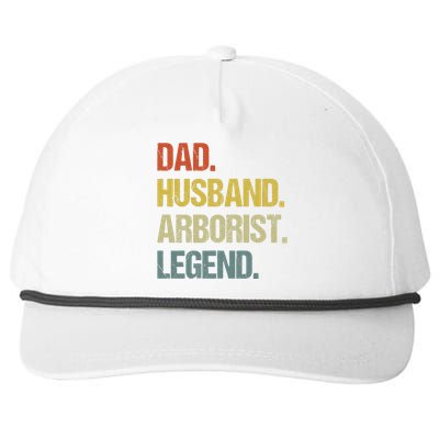 Dad Husband Arborist Legend Snapback Five-Panel Rope Hat