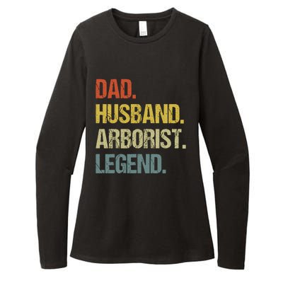 Dad Husband Arborist Legend Womens CVC Long Sleeve Shirt